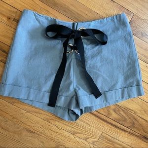 🎉HP🎉Blue Blush Tie Shorts